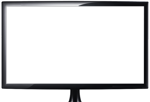 Pc Computer Screen Png (black)