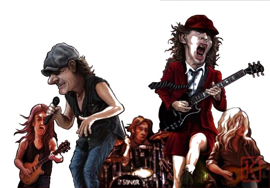 Ac Dc Png File (black)