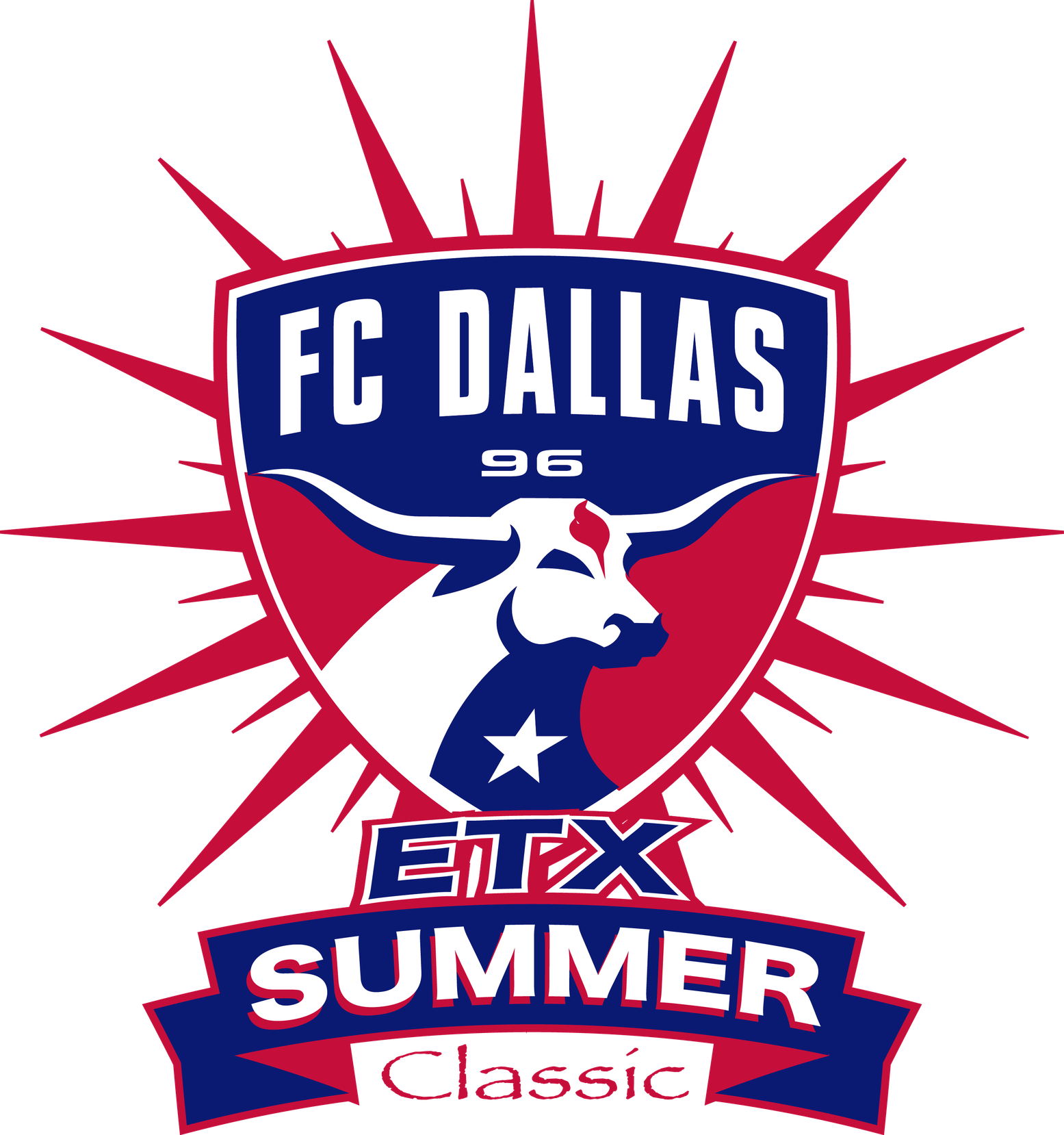 Fc Dallas Png File (black, red, navy, white)