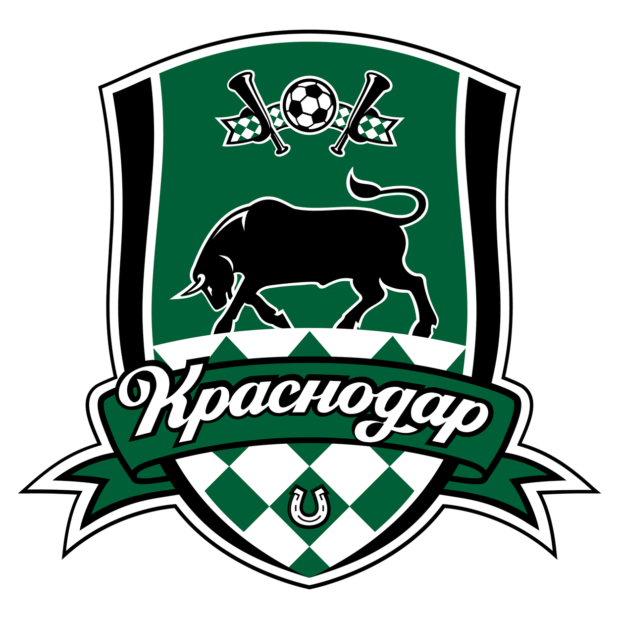 Fc Krasnodar Png (black, white, green)