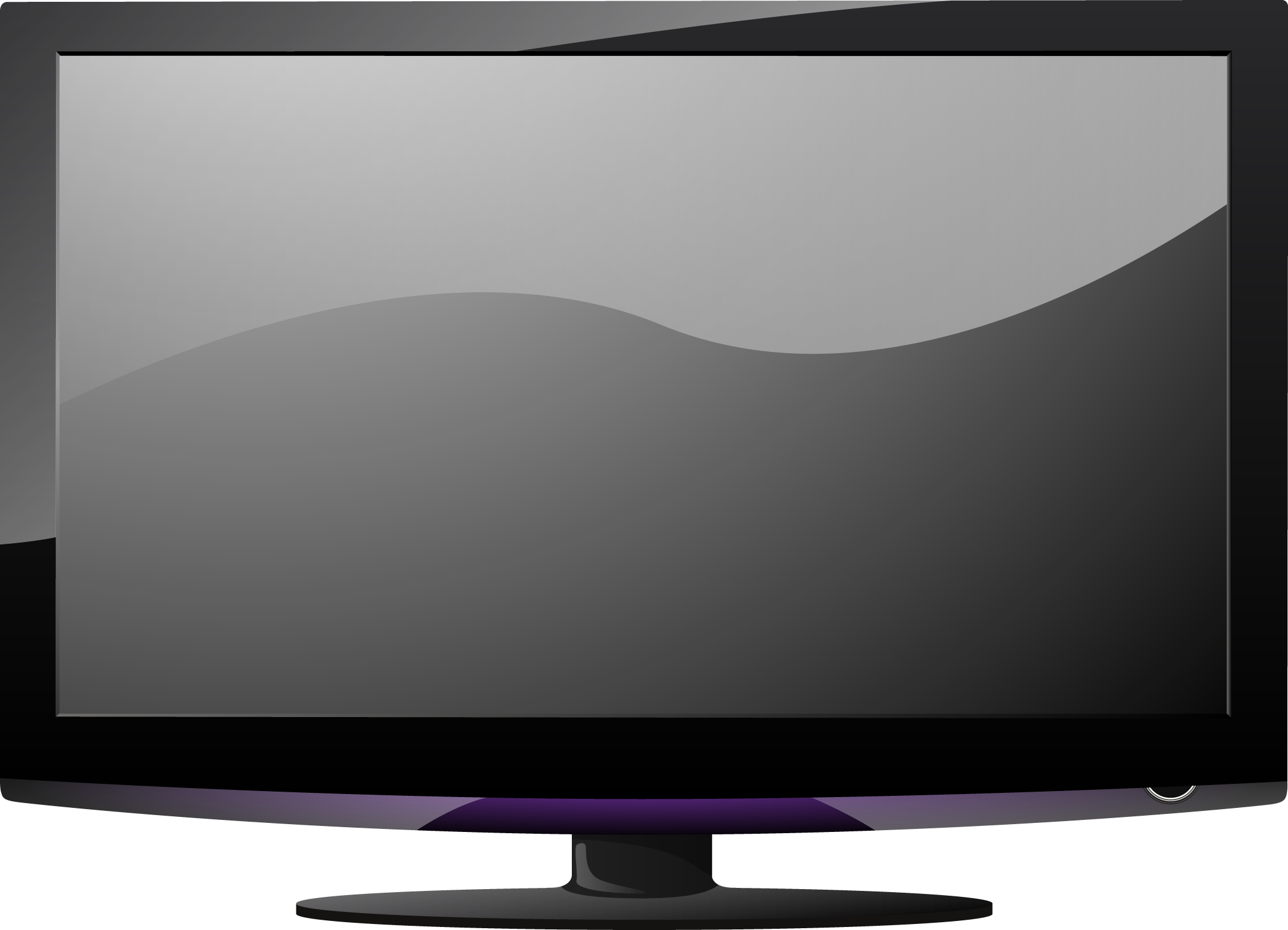 Lcd Television Png Pic (silver, black)