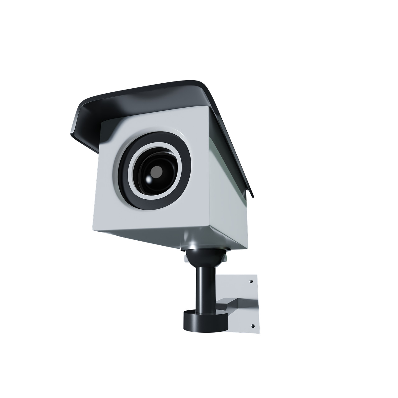 Cctv Camera System Png File (black, silver)