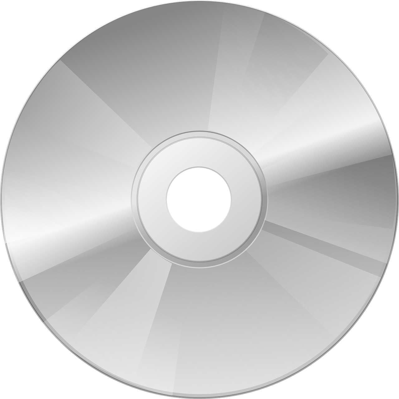 Cd Blank Png Cutout (black, silver)