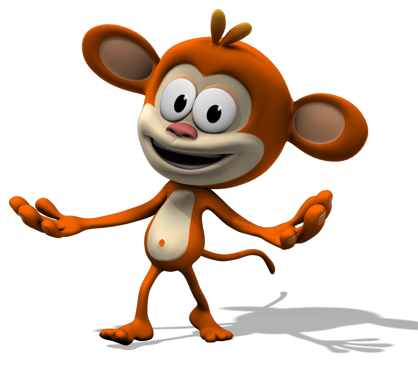 3D Cartoon Animal Png Hd (black, gray)