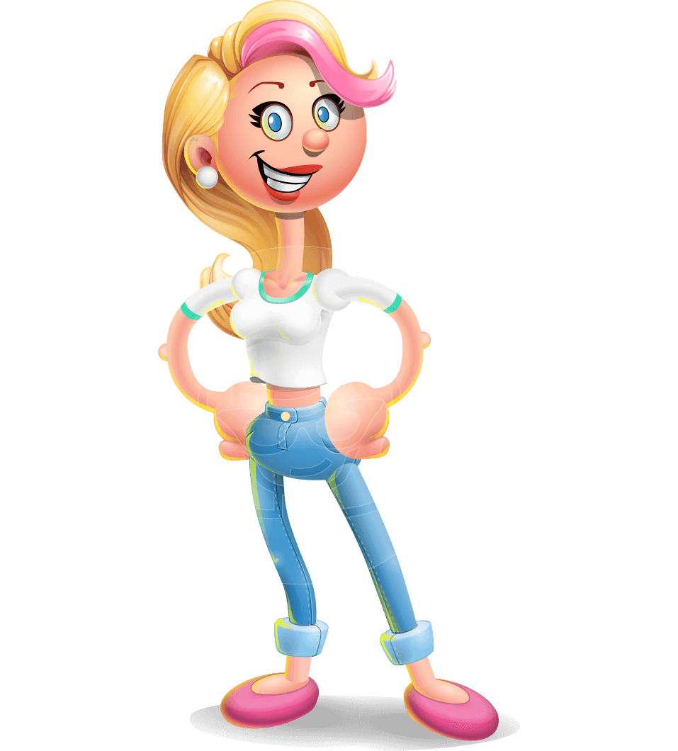 3D Character Png Free Download (white, black)