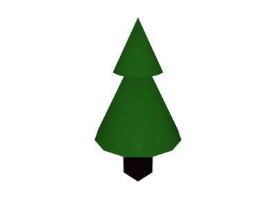 3D Christmas Tree Png Free Image (black, green)