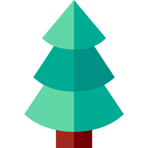 3D Christmas Tree Png Image Hd (teal, maroon, gray, white, silver)