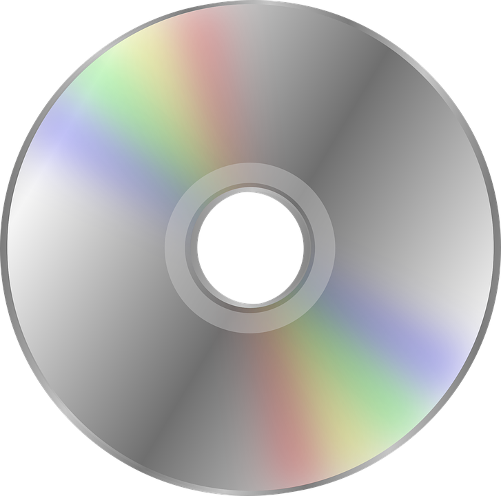 Cd Disk Vector Transparent Png (white, gray)