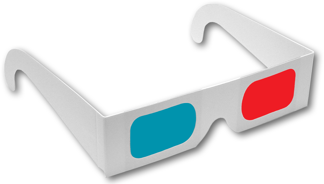 3D Film Glasses Png Isolated Photos (teal, silver, black, lavender, red)