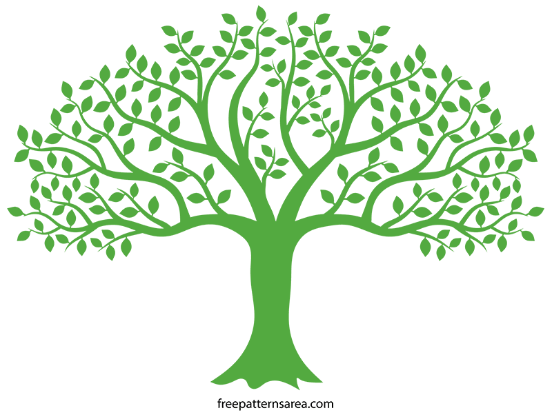 2D Tree Png Isolated File (olive, gray)