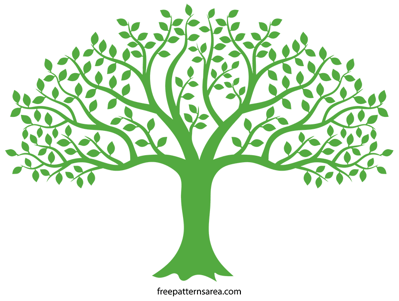 2D Tree Png Isolated File (gray, olive)