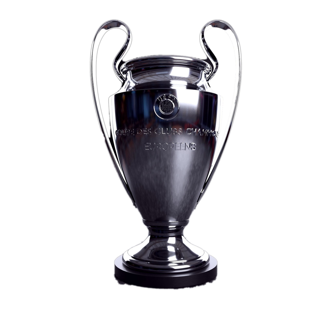 Uefa Champions League Png File (black, white)