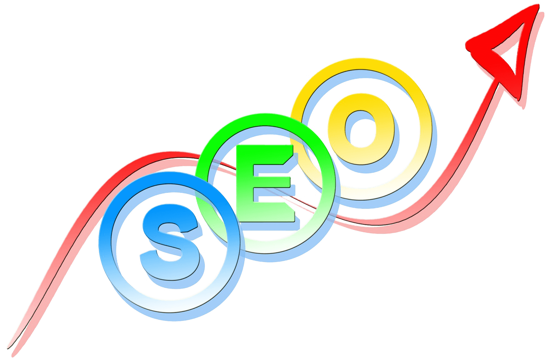 Seo Png Transparent Picture (gold, pink, black, lime, greenish blue)