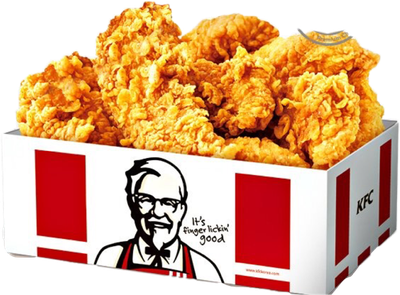 Kfc Chicken Bucket Png Photos (black, white, red)