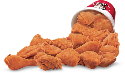 Kfc Chicken Png Transparent Image (black, white, chocolate, salmon)