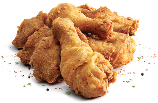 Kfc Chicken Transparent Background (black, white)