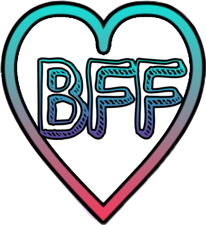 Bff Download Png Image (greenish blue, black)