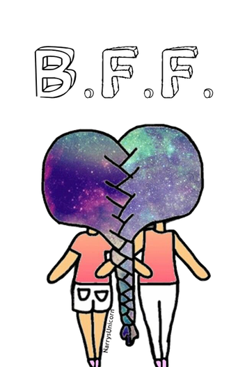 Bff Png Photo (white, black)