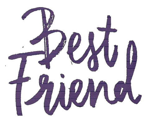 Bff Word Png Photos (black, gray)