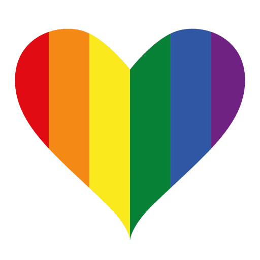 Lgbt Png Image (gray, gold, orange, teal, green)