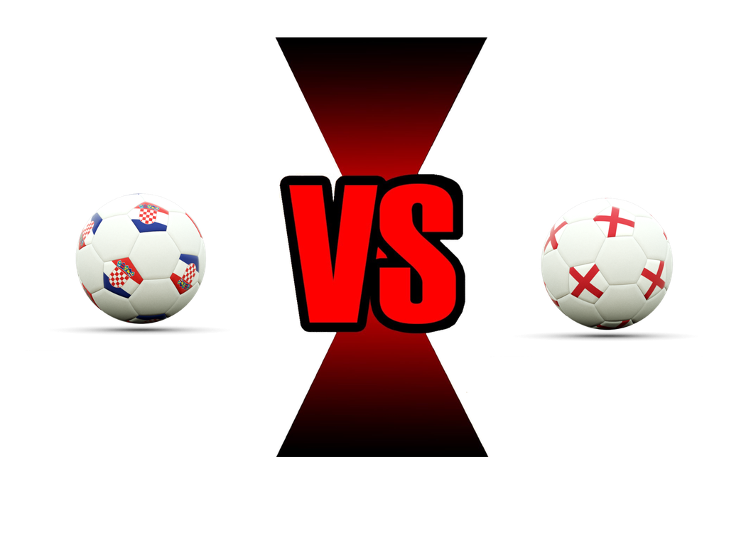 Fifa World Cup 2018 Semi Finals Croatia Vs England Png Image (black, white, red)