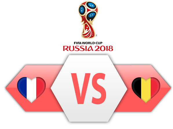 Fifa World Cup 2018 Semi Finals France Vs Belgium Png Clipart (black, white, salmon, lavender)