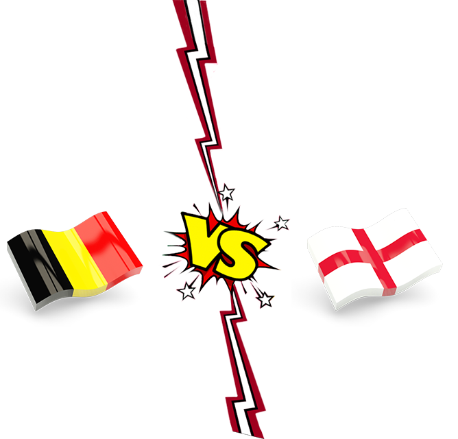 Fifa World Cup 2018 Third Place Play Off Belgium Vs England Png Transparent Image (black, white, yellow)