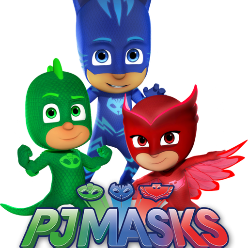 Pj Masks Png Clipart (lavender, black, indigo, white)