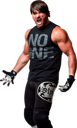 Aj Styles Transparent Png (black)