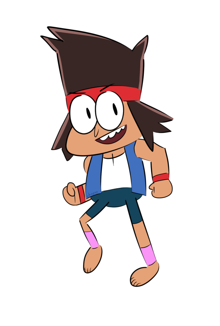 Ok K.O. Lets Be Heroes Png Picture (gray, black, teal, salmon, white)