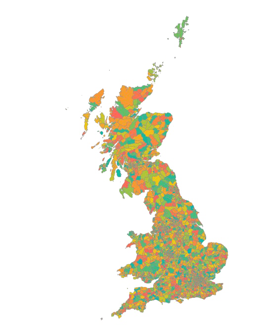 Uk Map Png File (white)