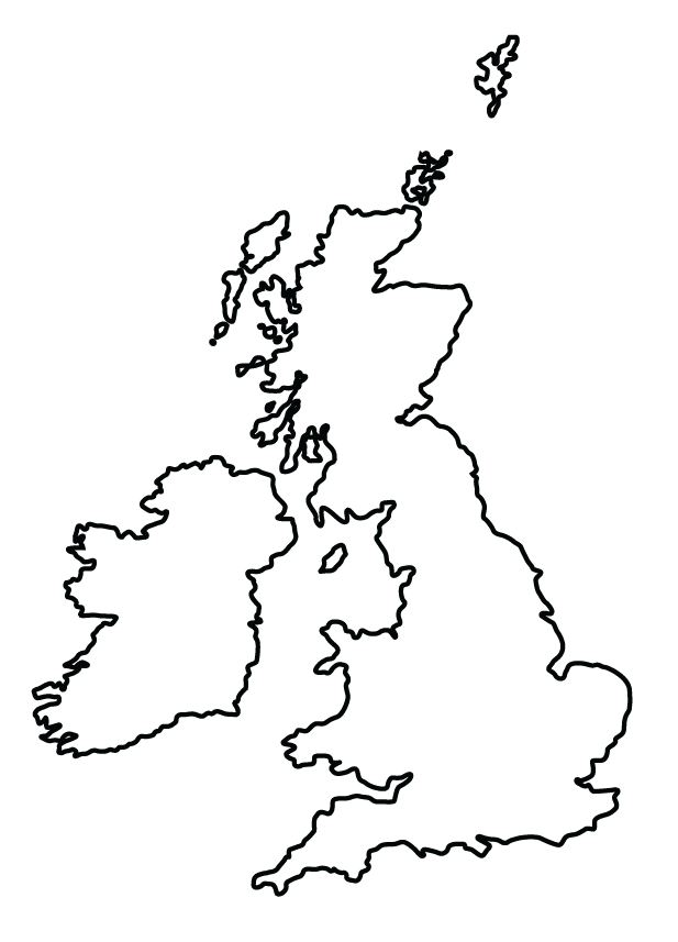 Uk Map Png Hd Image (lavender, gray, white)