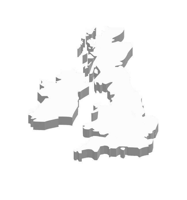 Uk Map Png Image (lavender, white)