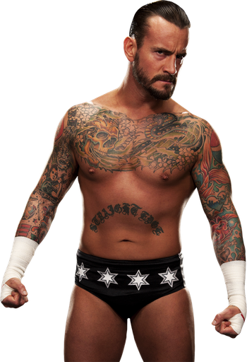 Cm Punk Png Clipart (black)