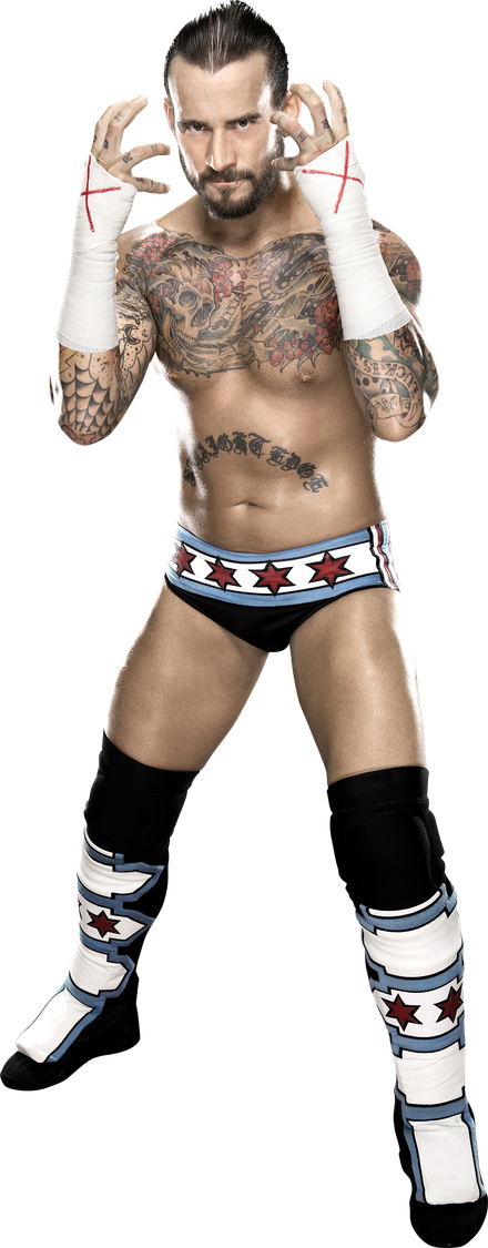 Cm Punk Png Image (black, white)