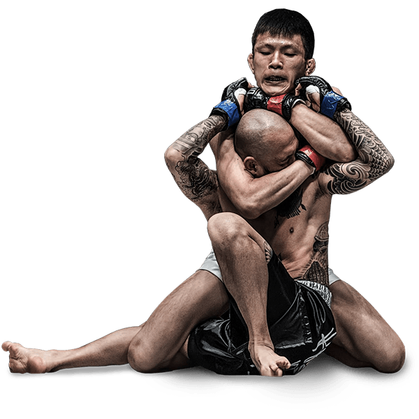 Mma Grappling Png Image (black, gray)