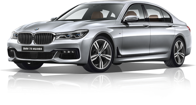 Bmw 7 Series Transparent Png (white, black)