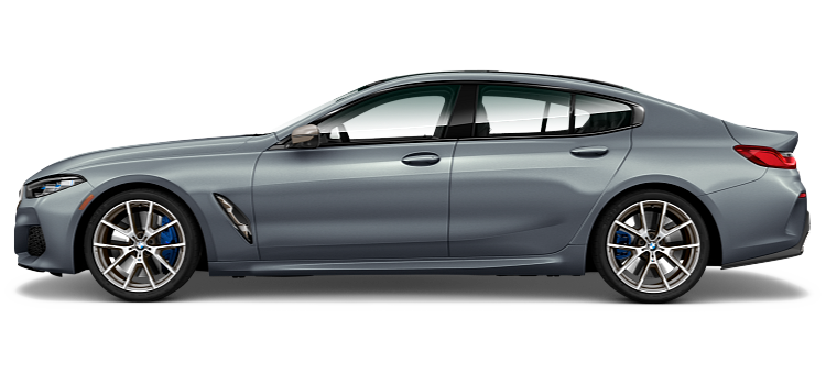 Bmw 8 Series Gran Coupe Png Clipart (indigo, white, black, silver, gray)