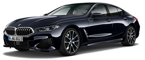 Bmw 8 Series Gran Coupe Png Transparent (black)