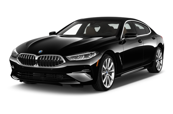 Bmw 8 Series Gran Coupe Png (black)