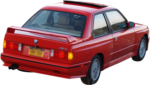 Bmw E30 M3 Png File (maroon, black)