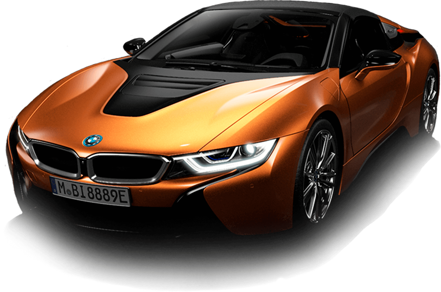 Bmw I8 Roadster Png Image (black)