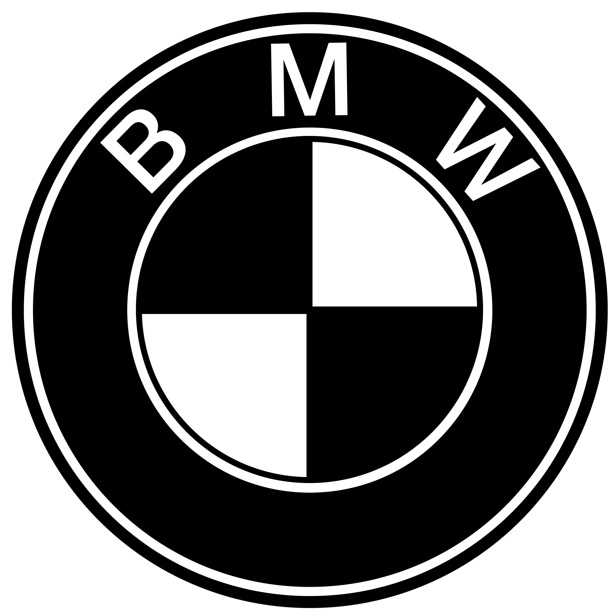 Bmw Logo Png Hd Isolated (indigo, white, black, silver, lavender)