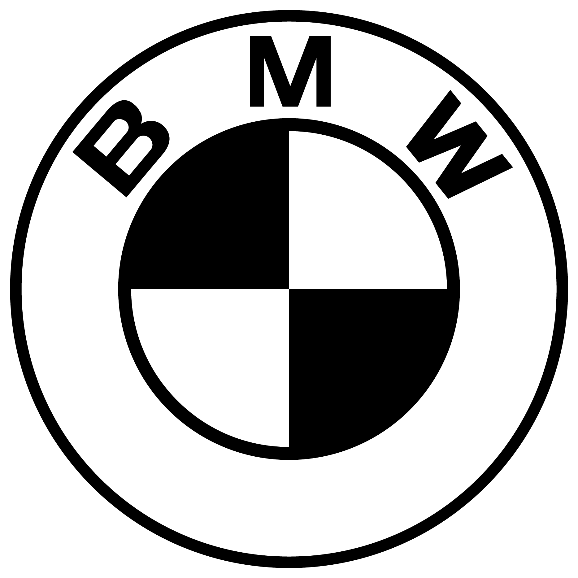 Bmw Logo Png Isolated Pic (white, lavender, black)