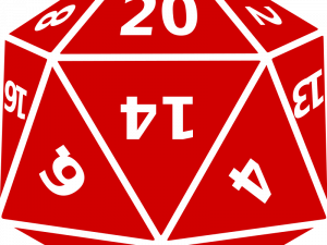 Dnd Dice Png Hd Image 300X225 (black, maroon, red)