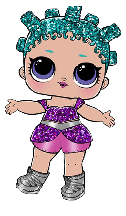 Lol Doll Png Transparent Picture (silver, pink, black)