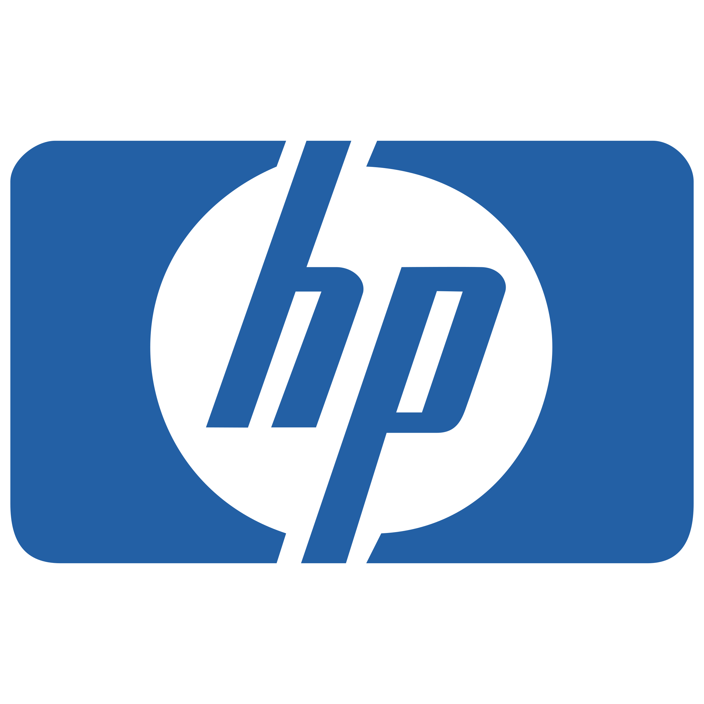 Hp Logo Png Clipart (teal, navy, black)