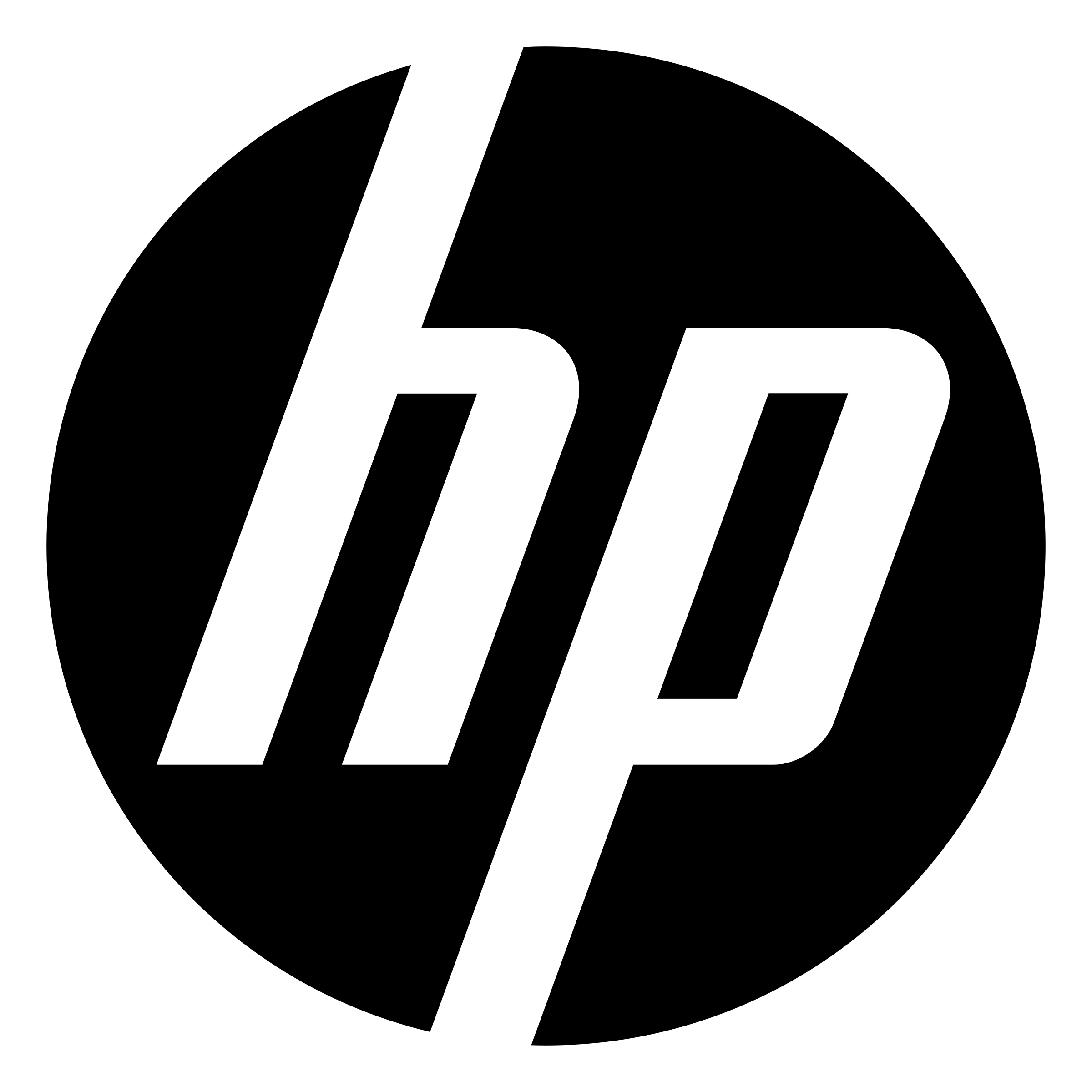 Hp Logo Png Image (black)