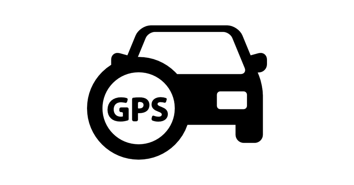 Gps Icon Png Isolated Transparent (black, silver, lavender, white)