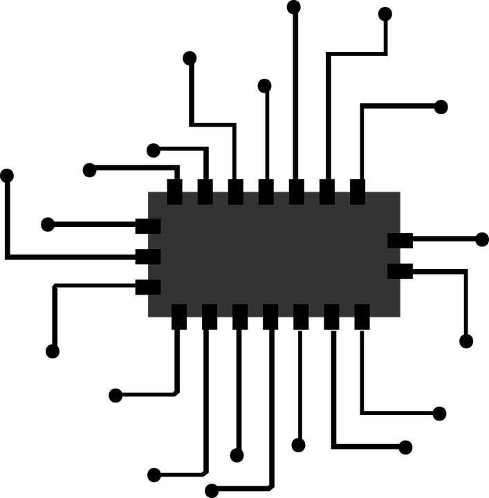 Cpu Png Transparent (black)